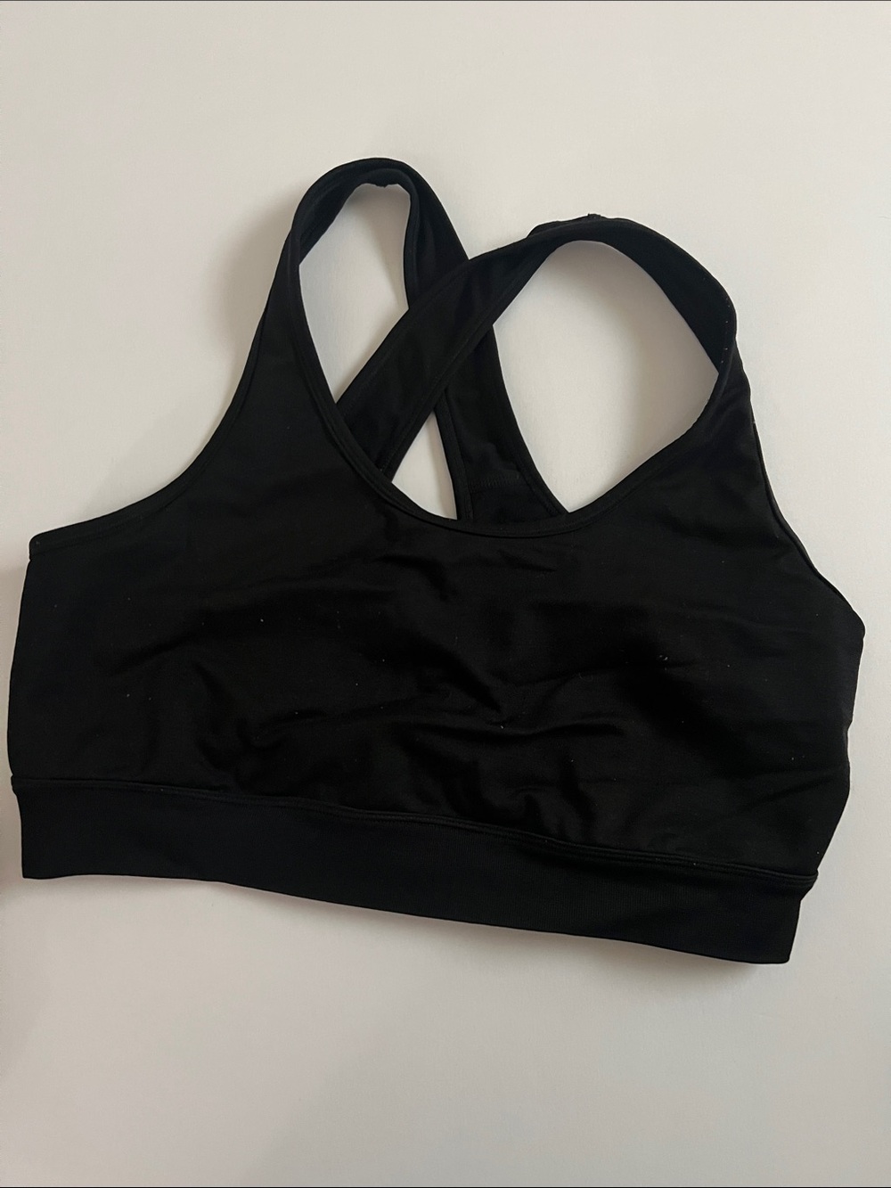 Yummie Black Crossback Sports Bra - Women Intimates & Sleepwear